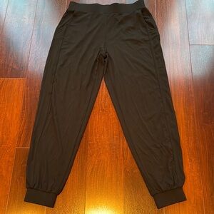 Lisa Rinna Collection Black Jogger Sweatpants